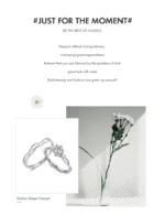 ⁦Real 925 Sterling Silver Simple Line Wedding Couple Ring Adjustable Size 6-9 Statement Jewelry⁩ - الصورة ⁦6⁩