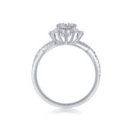 Hidden Poetry - A Ring Set With 1-carat Top-quality Moissanite S925 Silver - Image 6