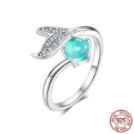 Mermaid Tears 925 Sterling Silver Ring