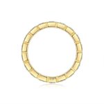 A Luxurious And Fashionable Light Luxury Jewelry Silver Ring Set With Top-quality Moissanite, S925 Silver Electroplated With Gold - Image 5