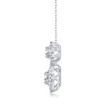 ⁦Sunshine Flower Language - A Fashionable And Trendy Necklace Pendant  With Top-quality Moissanite S925 Silver⁩ - الصورة ⁦3⁩