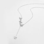 ⁦Fashion Personality Female Bow Pendant Necklace⁩ - الصورة ⁦5⁩