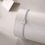 Tenacity - Fashionable Light Luxury Silver Bracelet With Top-Grade Moissanite S925 - Image 2