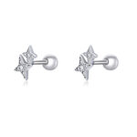 ⁦Zircon Heart Fashion Fashion Earrings⁩ - الصورة ⁦6⁩