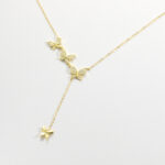 ⁦Fashion Personality Female Bow Pendant Necklace⁩ - الصورة ⁦7⁩