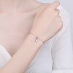 ⁦S925 Sterling Silver Love Bracelet Women⁩ - الصورة ⁦5⁩