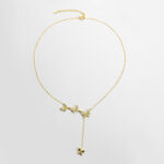 ⁦Fashion Personality Female Bow Pendant Necklace⁩ - الصورة ⁦2⁩