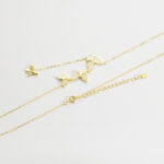 ⁦Fashion Personality Female Bow Pendant Necklace⁩ - الصورة ⁦9⁩