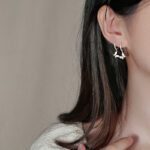 ⁦925 Sterling Silver Butterfly Earrings⁩ - الصورة ⁦8⁩