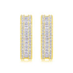 ⁦Weaving Light - Earrings Set With Top-quality Moissanite S925 Silver⁩ - الصورة ⁦9⁩