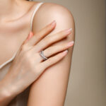 Intersection - A Wedding Ring Set With Top-quality Moissanite S925 Silver - Image 5