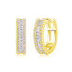 ⁦Weaving Light - Earrings Set With Top-quality Moissanite S925 Silver⁩ - الصورة ⁦10⁩