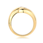 ⁦Cloud - A Luxurious And Fashionable Light Luxury Jewelry Silver Ring Set With Top-quality Moissanite, S925 Silver Plated With Platinum⁩ - الصورة ⁦5⁩