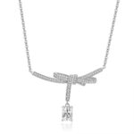 Sterling Silver Necklace Women's All-match Fashion Design Bandage Necklace