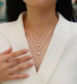 ⁦2-carat Luxury Fashion Minimalist Trend Jewelry Silver Pendant Necklace With Top-quality Moissanite, S925 Silver⁩ - الصورة ⁦2⁩