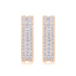 ⁦Weaving Light - Earrings Set With Top-quality Moissanite S925 Silver⁩ - الصورة ⁦2⁩