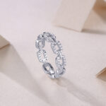 Lock In Love - Ring Set With Top-quality Moissanite S925 Silver - Image 4