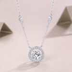 Mobius Necklace - A Fashionable And Light Luxury Jewelry Pendant Necklace  With Top-quality Moissanite, S925 Silver - Image 4