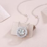 Mobius Necklace - A Fashionable And Light Luxury Jewelry Pendant Necklace  With Top-quality Moissanite, S925 Silver - Image 3