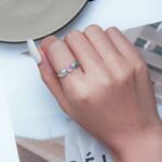 ⁦Zircon Love Wing Ring 925 Silver⁩ - الصورة ⁦5⁩