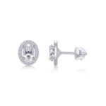 ⁦Classic, Light-luxury Sterling Silver Fashion Earrings⁩ - الصورة ⁦5⁩