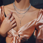 ⁦S925 Sterling Silver Star Moon Diamond Adjustable Opening Ring⁩ - الصورة ⁦2⁩