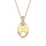 Cloud Roll And Cloud Spread - A Fashionable And Trendy Necklace Pendant Set With Top-quality Moissanite S925