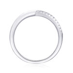 Intersection - A Wedding Ring Set With Top-quality Moissanite S925 Silver - Image 6