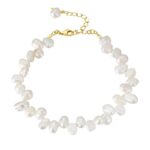 ⁦Creative Sterling Silver Natural Freshwater Pearl Necklace Bracelet⁩ - الصورة ⁦8⁩