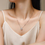 Mobius Necklace - A Fashionable And Light Luxury Jewelry Pendant Necklace  With Top-quality Moissanite, S925 Silver - Image 2