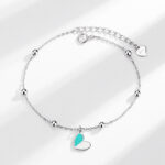 ⁦S925 Sterling Silver Love Bracelet Women⁩ - الصورة ⁦3⁩