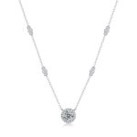 Twinkling Starlight - A Fashionable And Trendy Necklace Pendant Set With Top-quality Moissanite S925 Silver