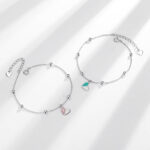 ⁦S925 Sterling Silver Love Bracelet Women⁩ - الصورة ⁦4⁩